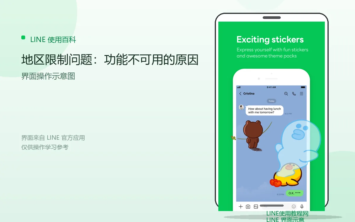地区限制问题:功能不可用的原因界面示意图